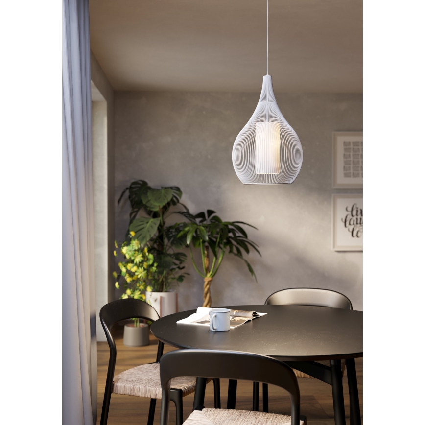 Eglo - Chandelier on a string 1xE27/40W/230V white