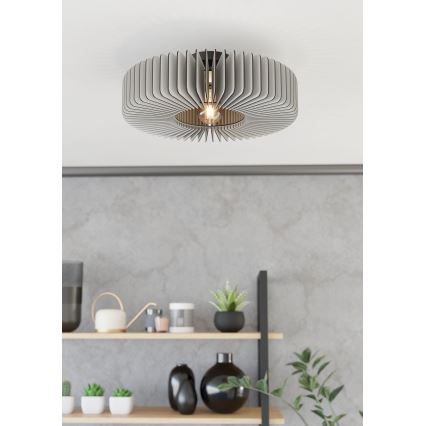 Eglo - Ceiling light 1xE27/40W/230V grey