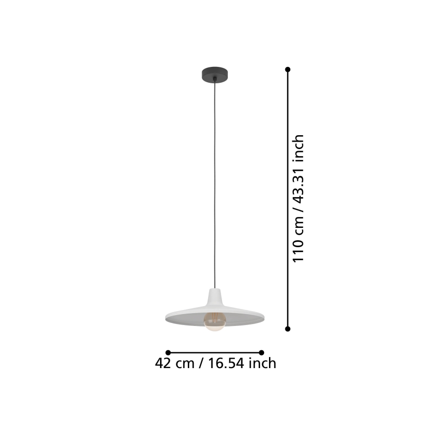 Eglo - Chandelier on a string 1xE27/40W/230V