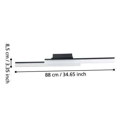 Eglo - LED Bathroom ceiling light 2xLED/11W/230V IP44
