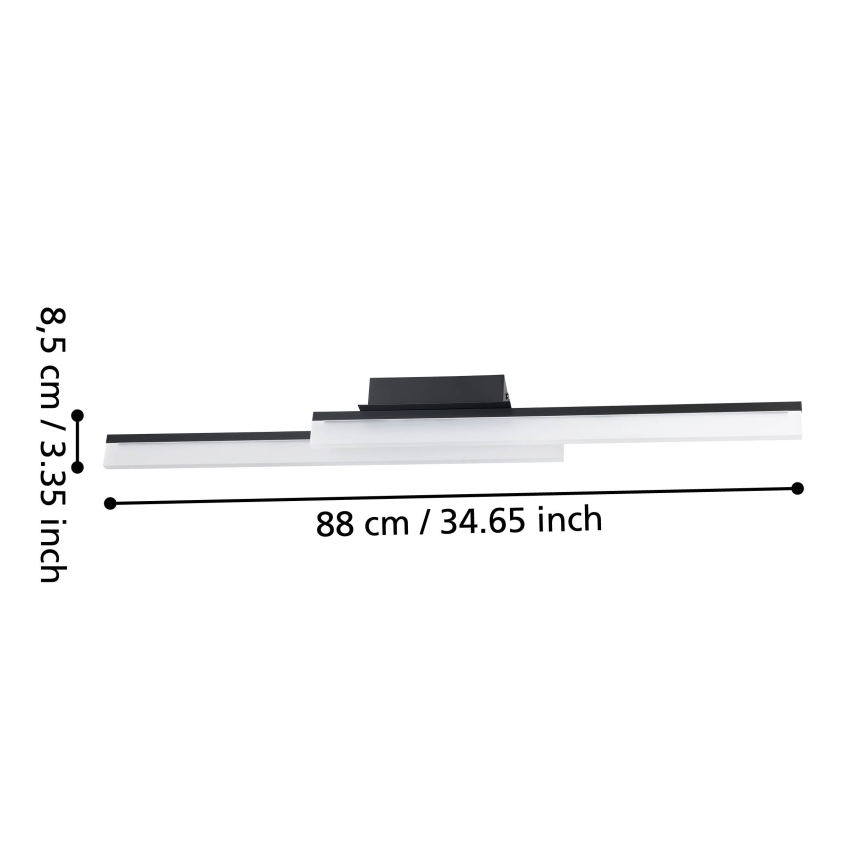 Eglo - LED Bathroom ceiling light 2xLED/11W/230V IP44