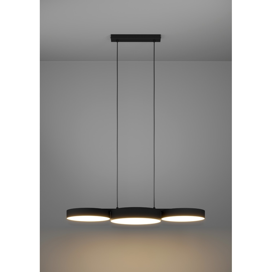 Eglo - LED RGBW Dimmable chandelier on a string 3xLED/7,5W/230V 2700-6500K black