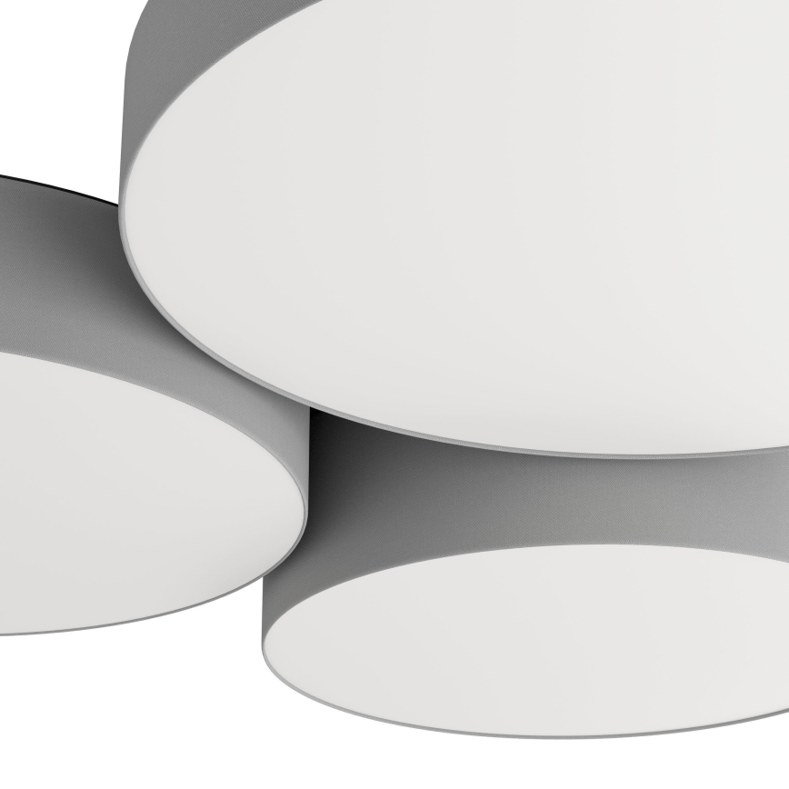 Eglo - LED RGBW Dimmable ceiling light 3xLED/7,5W/230V 2700-6500K grey