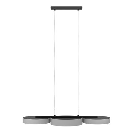 Eglo - LED RGBW Dimmable chandelier on a string 3xLED/7,5W/230V 2700-6500K grey