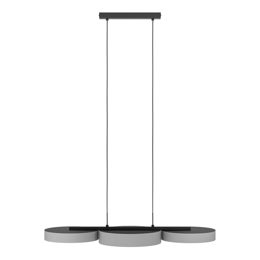 Eglo - LED RGBW Dimmable chandelier on a string 3xLED/7,5W/230V 2700-6500K grey