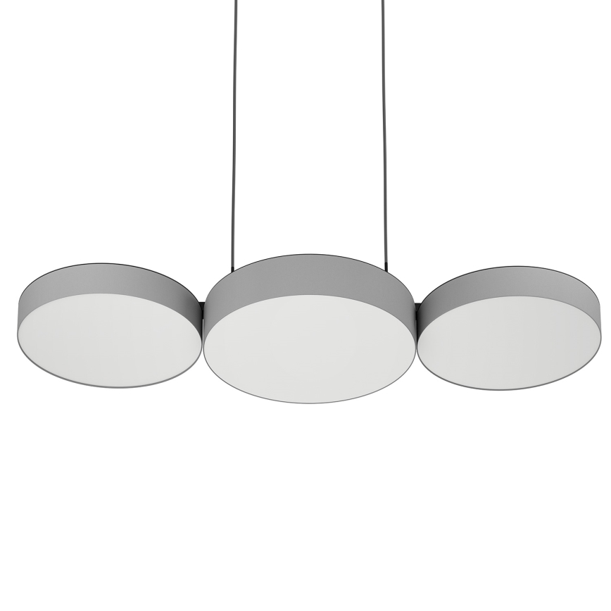 Eglo - LED RGBW Dimmable chandelier on a string 3xLED/7,5W/230V 2700-6500K grey