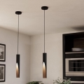 Eglo 900874 - BARBOTTO LED Pendant on Cable 1x GU10/4.5W/230V Black/Brown