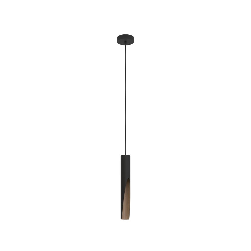 Eglo - LED Chandelier on a string 1xGU10/4,5W/230V black/brown