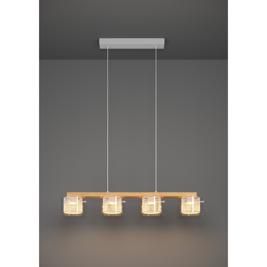 Eglo - LED RGBW Dimmable chandelier on a string 4xLED/3,7W/230V 2700-6500K