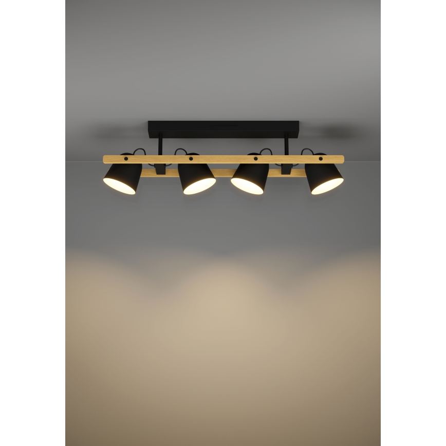 Eglo - LED RGBW Dimmable surface-mounted chandelier 4xLED/3,7W/230V 2700-6500K