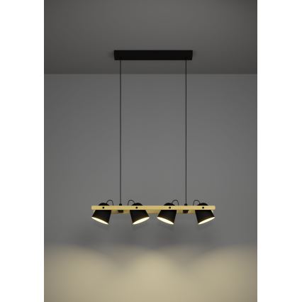 Eglo - LED RGBW Dimmable chandelier on a string 4xLED/3,7W/230V 2700-6500K