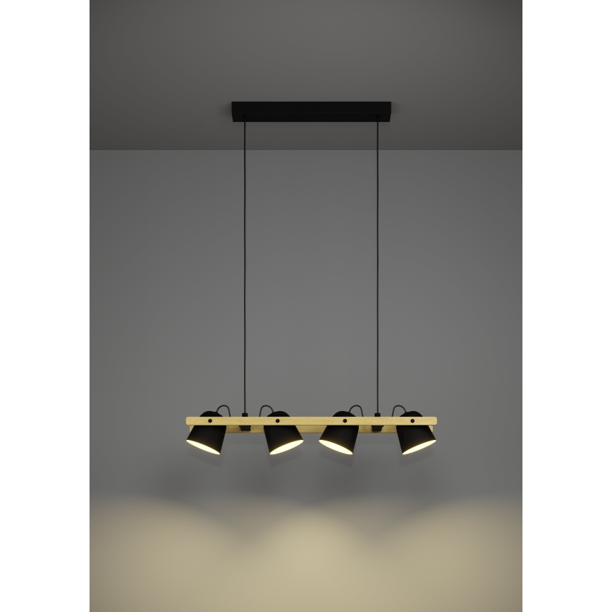 Eglo - LED RGBW Dimmable chandelier on a string 4xLED/3,7W/230V 2700-6500K