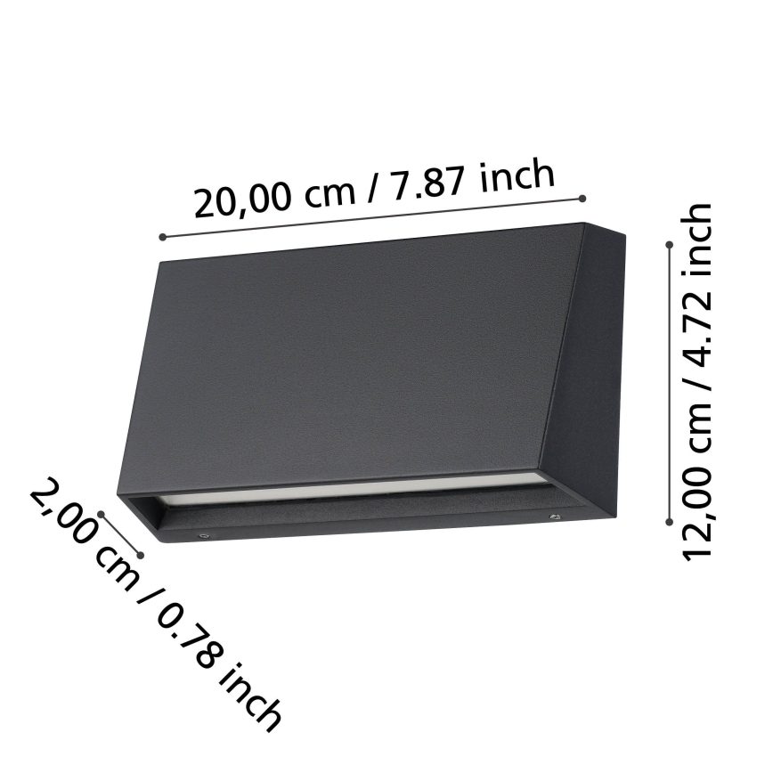 Eglo - LED Outdoor wall light LED/9,5W/230V IP65