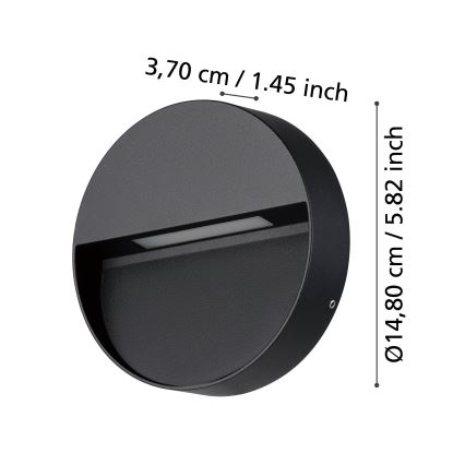 Eglo - LED Outdoor wall light LED/4,8W/230V IP65