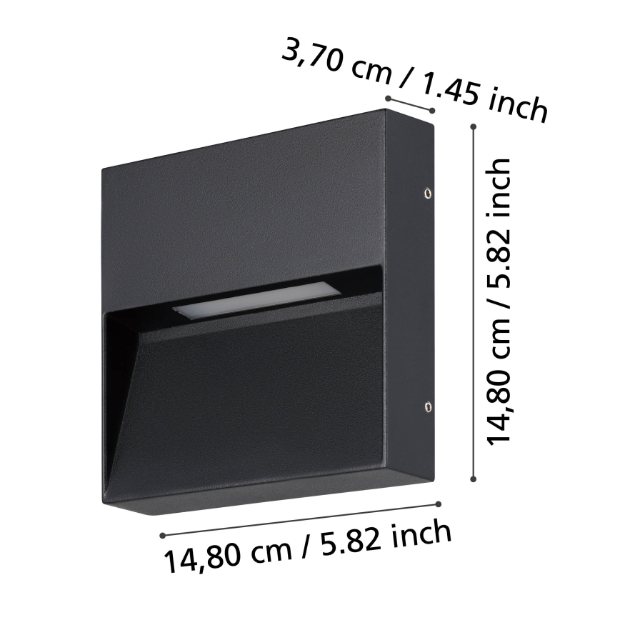 Eglo - LED Outdoor wall light LED/4,8W/230V IP65