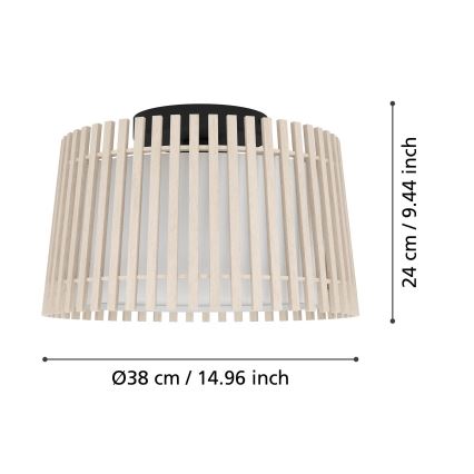 Eglo - Ceiling light 1xE27/25W/230V