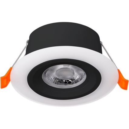 Eglo - Set of 3 LED recessed downlights LED/4,8W/230V black
