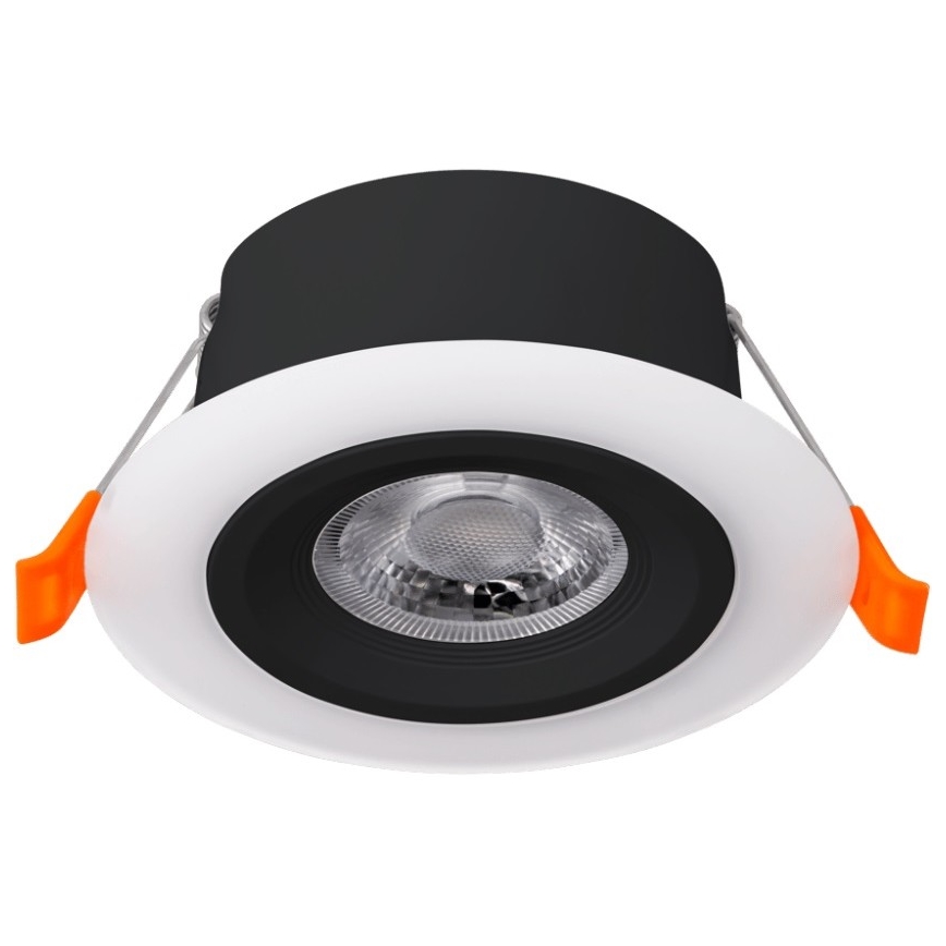 Eglo - Set of 3 LED recessed downlights LED/4,8W/230V black