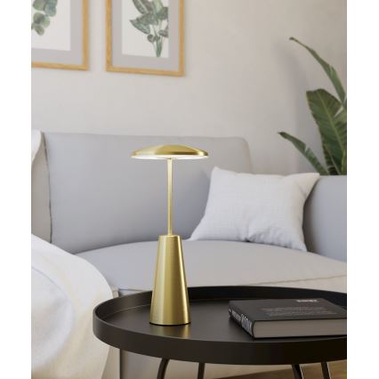 Eglo - LED Dimmable touch outdoor lamp LED/2,8W/5V 2400K/3000K/4000K 5200 mAh IP54 gold