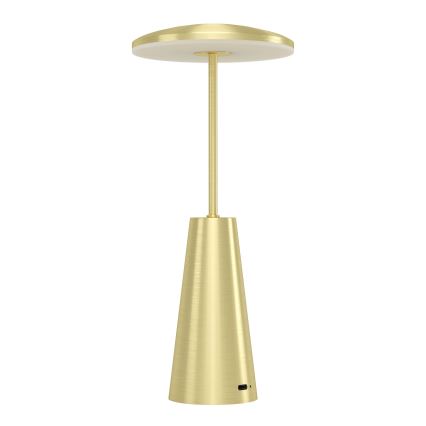 Eglo - LED Dimmable touch outdoor lamp LED/2,8W/5V 2400K/3000K/4000K 5200 mAh IP54 gold