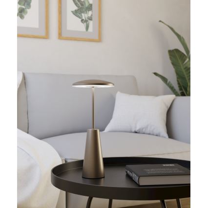 Eglo - LED Dimmable touch outdoor lamp LED/2,8W/5V 2400K/3000K/4000K 5200 mAh IP54 beige
