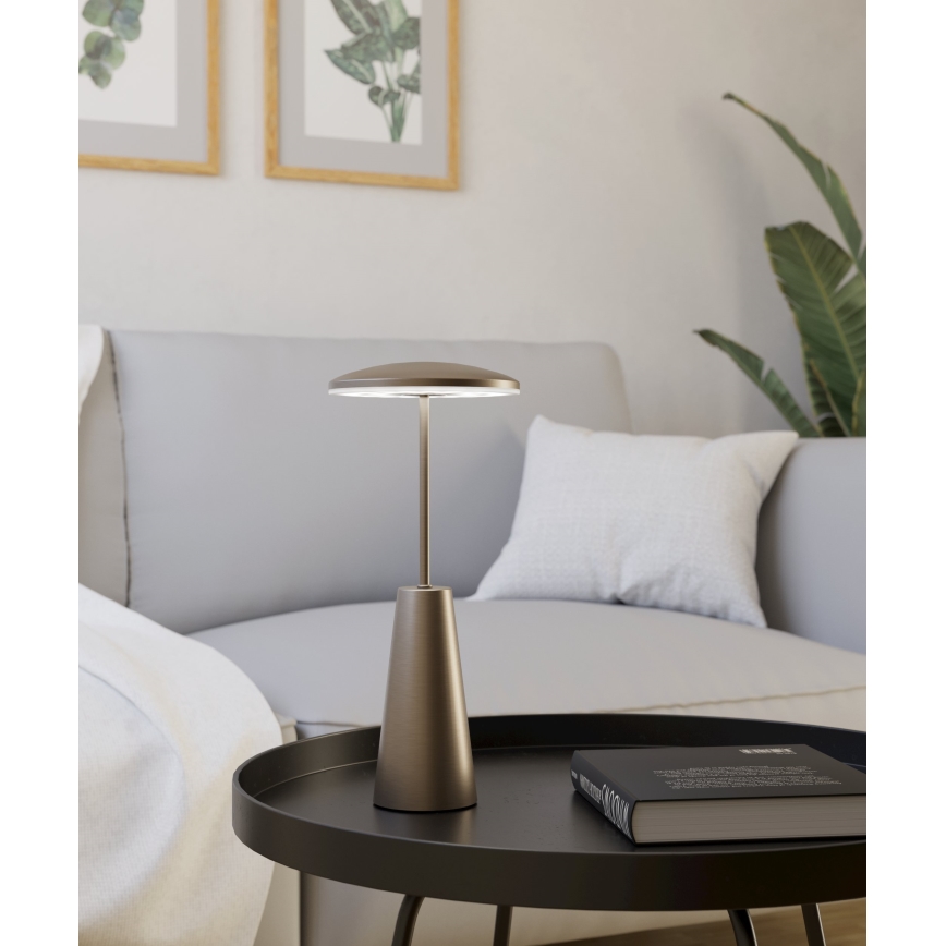 Eglo - LED Dimmable touch outdoor lamp LED/2,8W/5V 2400K/3000K/4000K 5200 mAh IP54 beige