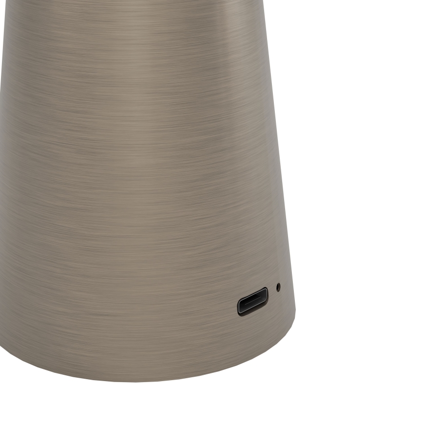 Eglo - LED Dimmable touch outdoor lamp LED/2,8W/5V 2400K/3000K/4000K 5200 mAh IP54 beige