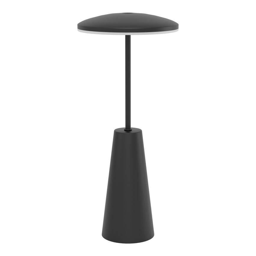 Eglo - LED Dimmable touch outdoor lamp LED/2,8W/5V 2400K/3000K/4000K 5200 mAh IP54 black
