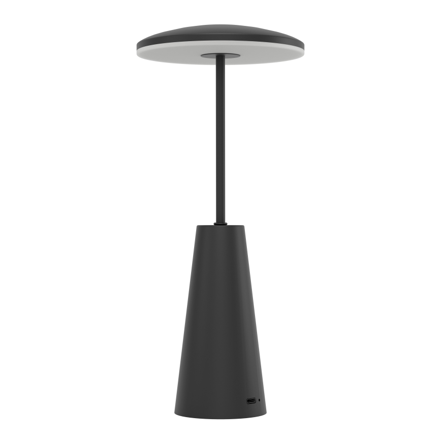Eglo - LED Dimmable touch outdoor lamp LED/2,8W/5V 2400K/3000K/4000K 5200 mAh IP54 black