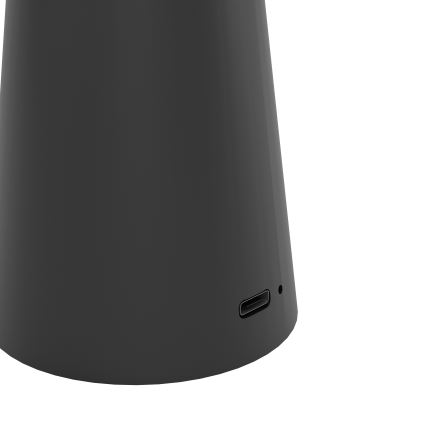 Eglo - LED Dimmable touch outdoor lamp LED/2,8W/5V 2400K/3000K/4000K 5200 mAh IP54 black