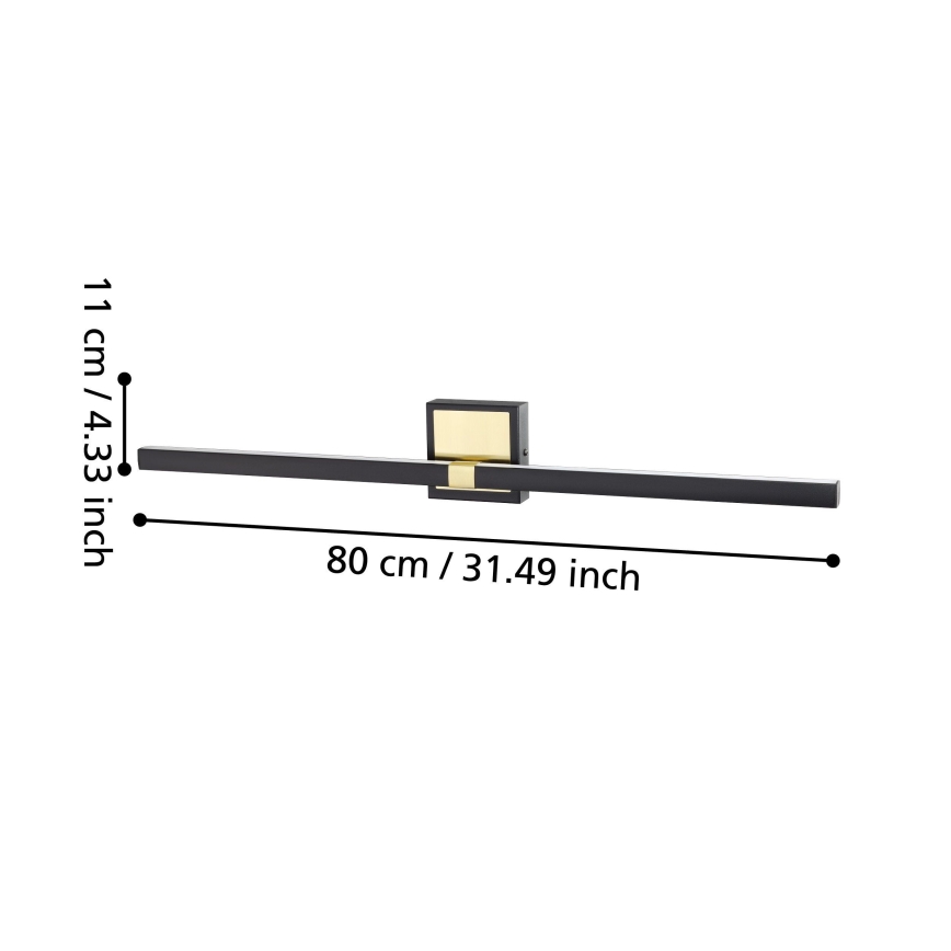 Eglo - LED Bathroom wall light LED/17,5W/230V IP44