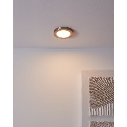 Eglo - LED Recessed light LED/5,5W/230V 3000K matte chrome
