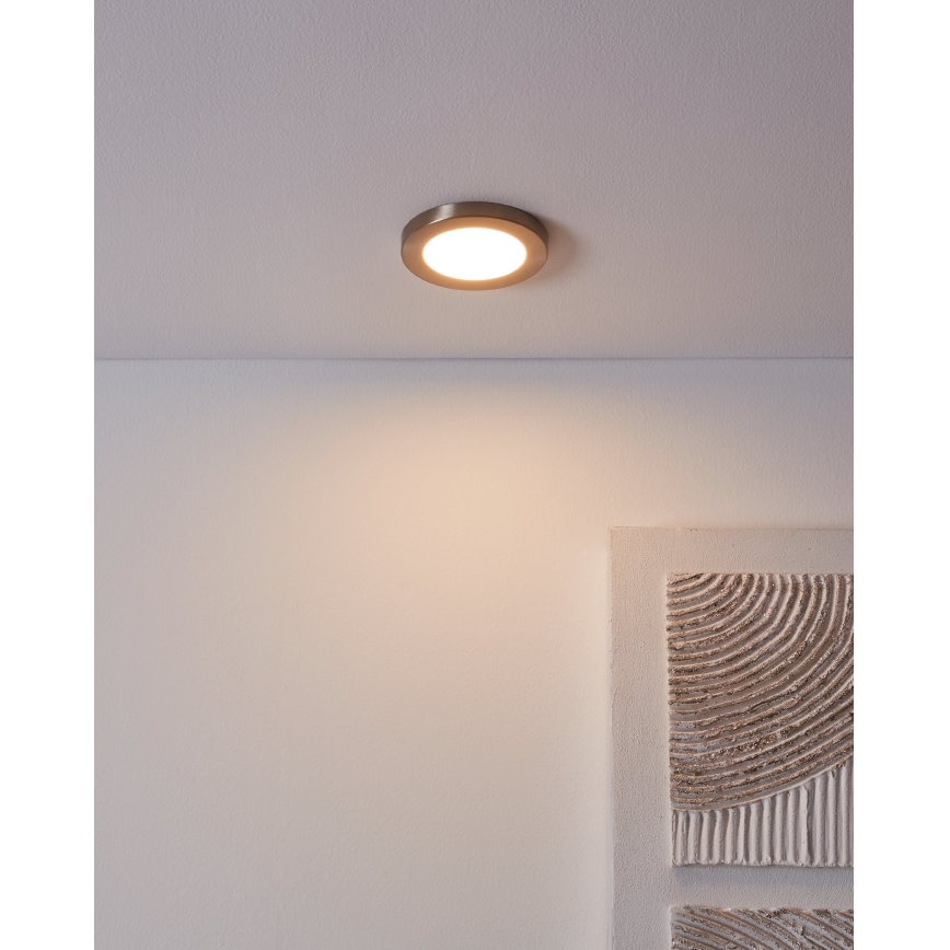 Eglo - LED Recessed light LED/5,5W/230V 3000K matte chrome
