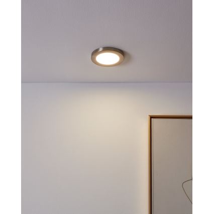 Eglo - LED Recessed light LED/5,5W/230V 4000K matte chrome