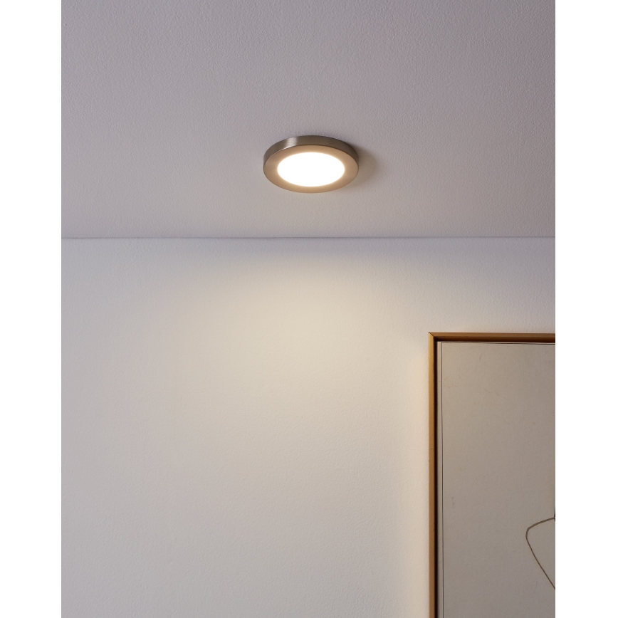 Eglo - LED Recessed light LED/5,5W/230V 4000K matte chrome