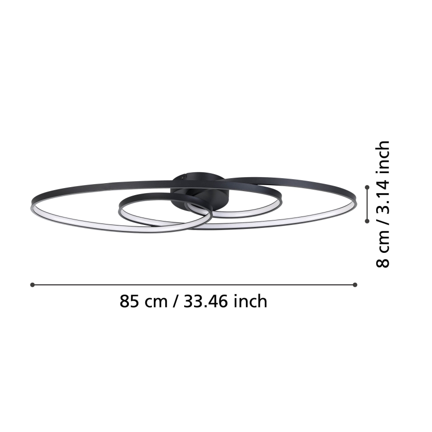 Eglo - LED Dimmable ceiling light LED/38W/230V