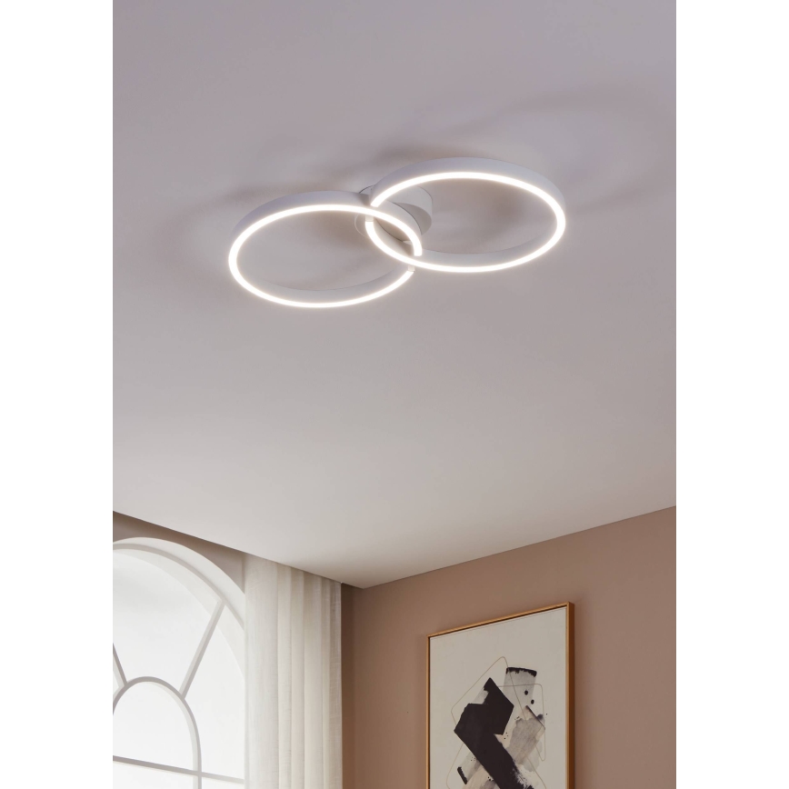 Eglo 900954 - LED RGBW Dimmable ceiling light LED/19,5W/230V 2700-6500K white + remote control