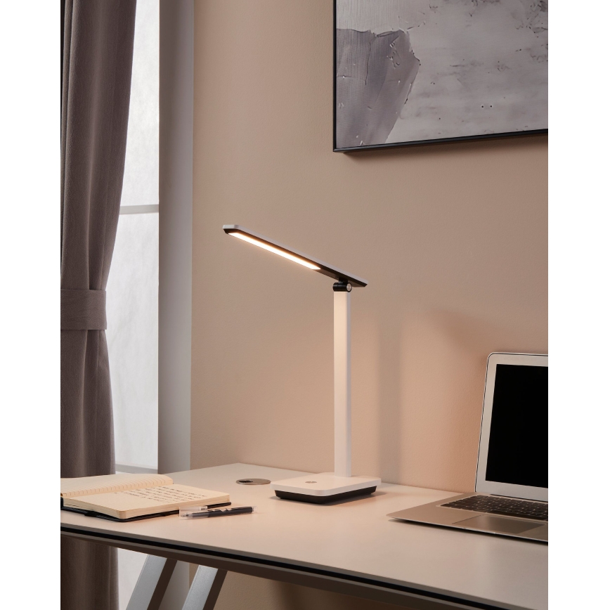 Eglo - LED Dimmable rechargeable table lamp LED/3,6W/5V 1800mAh white