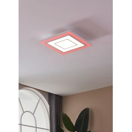 Eglo - RGBW Dimmable ceiling light LED/18W/230V 3000-6500K + remote control