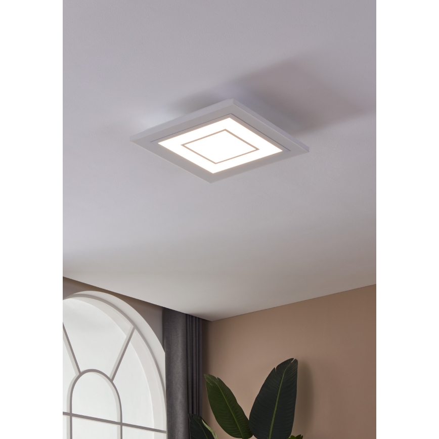 Eglo - RGBW Dimmable ceiling light LED/18W/230V 3000-6500K + remote control