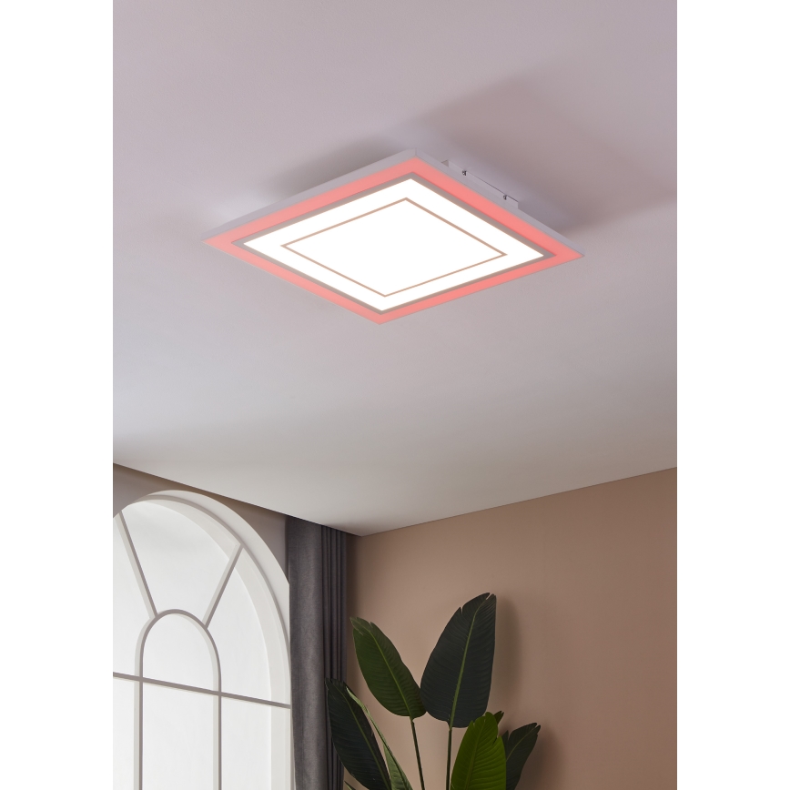Eglo - LED RGBW Dimmable ceiling light LED/29W/230V 3000-6500K + remote control