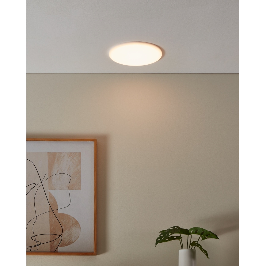 Eglo - LED Bathroom recessed light LED/18W/230V d. 21,5 cm IP65