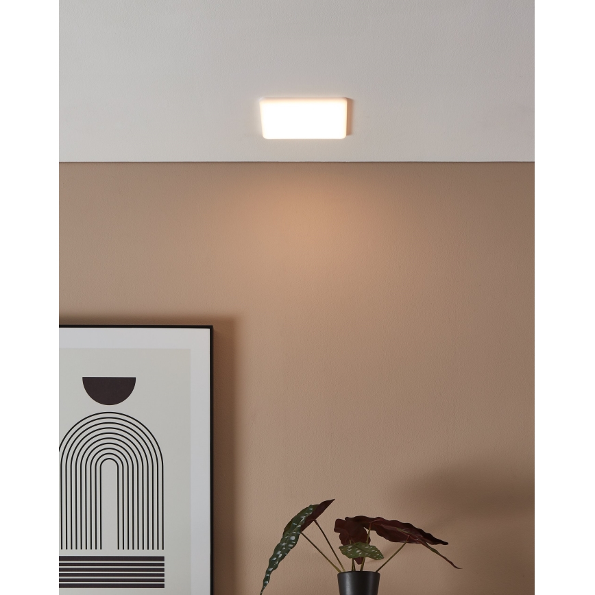Eglo - LED Bathroom ceiling light LED/11,5W/230V 15,5x15,5 cm IP65