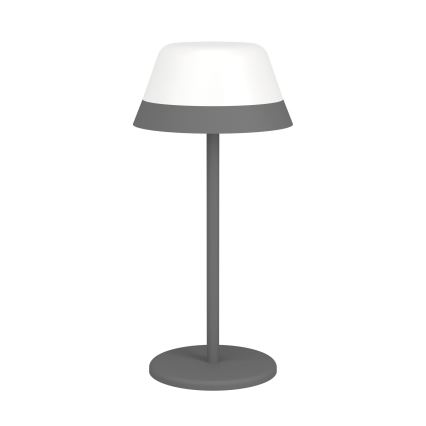 Eglo - LED RGBW Dimmable touch outdoor lamp 2in1 LED/1,5W/5V 2600 mAh IP54 grey