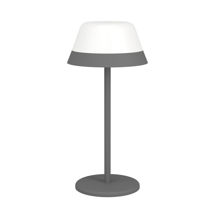 Eglo - LED RGBW Dimmable touch outdoor lamp 2in1 LED/1,5W/5V 2600 mAh IP54 grey