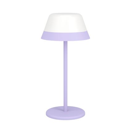 Eglo - LED RGBW Dimmable touch outdoor lamp 2in1 LED/1,5W/5V 2600 mAh IP54 purple
