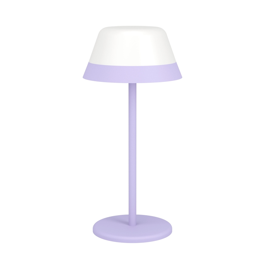 Eglo - LED RGBW Dimmable touch outdoor lamp 2in1 LED/1,5W/5V 2600 mAh IP54 purple