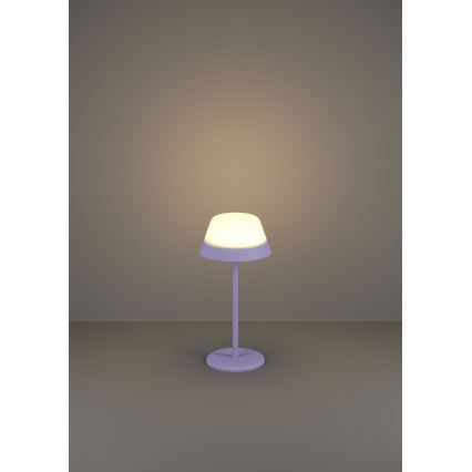 Eglo - LED RGBW Dimmable touch outdoor lamp 2in1 LED/1,5W/5V 2600 mAh IP54 purple