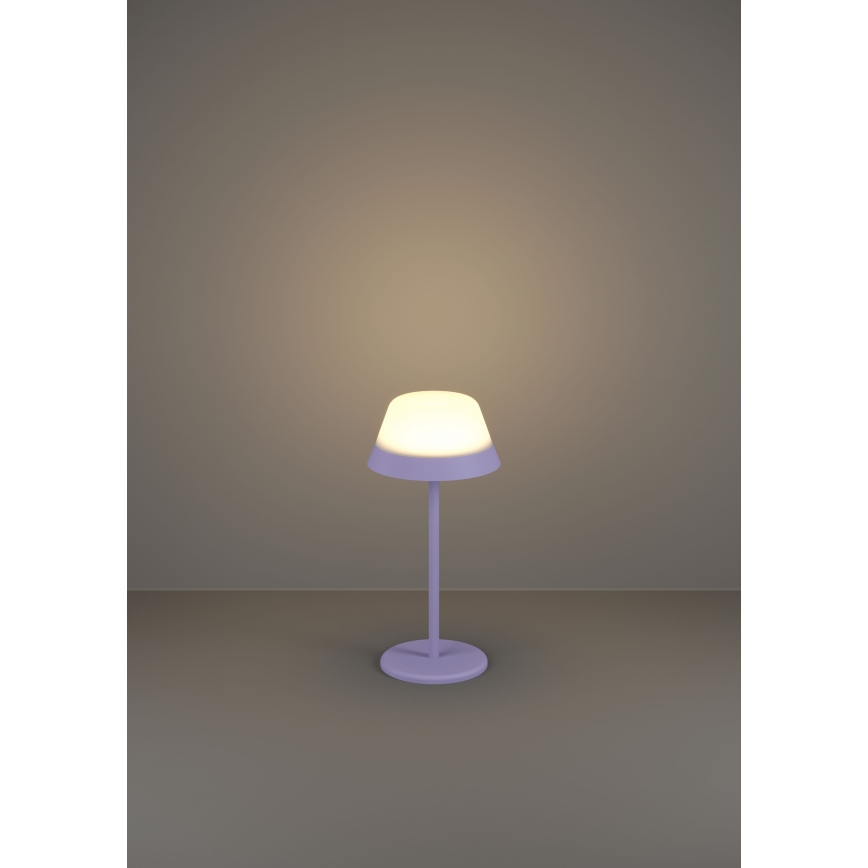 Eglo - LED RGBW Dimmable touch outdoor lamp 2in1 LED/1,5W/5V 2600 mAh IP54 purple