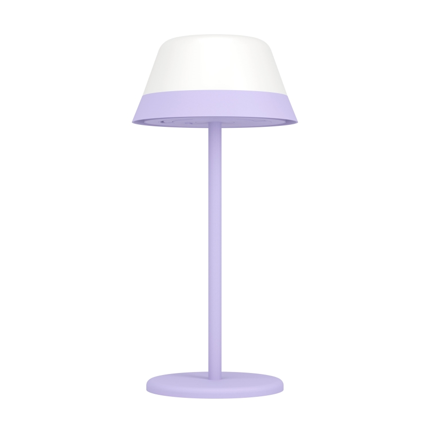 Eglo - LED RGBW Dimmable touch outdoor lamp 2in1 LED/1,5W/5V 2600 mAh IP54 purple